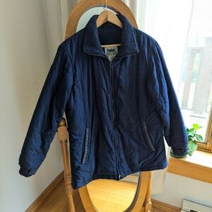 ✨ Vintage - Dark blue quilted jacket